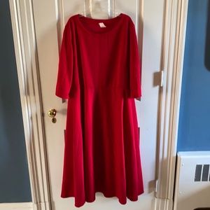 Red dress size 3x new